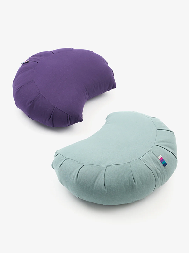 Organic Cotton Crescent Meditation Cushion