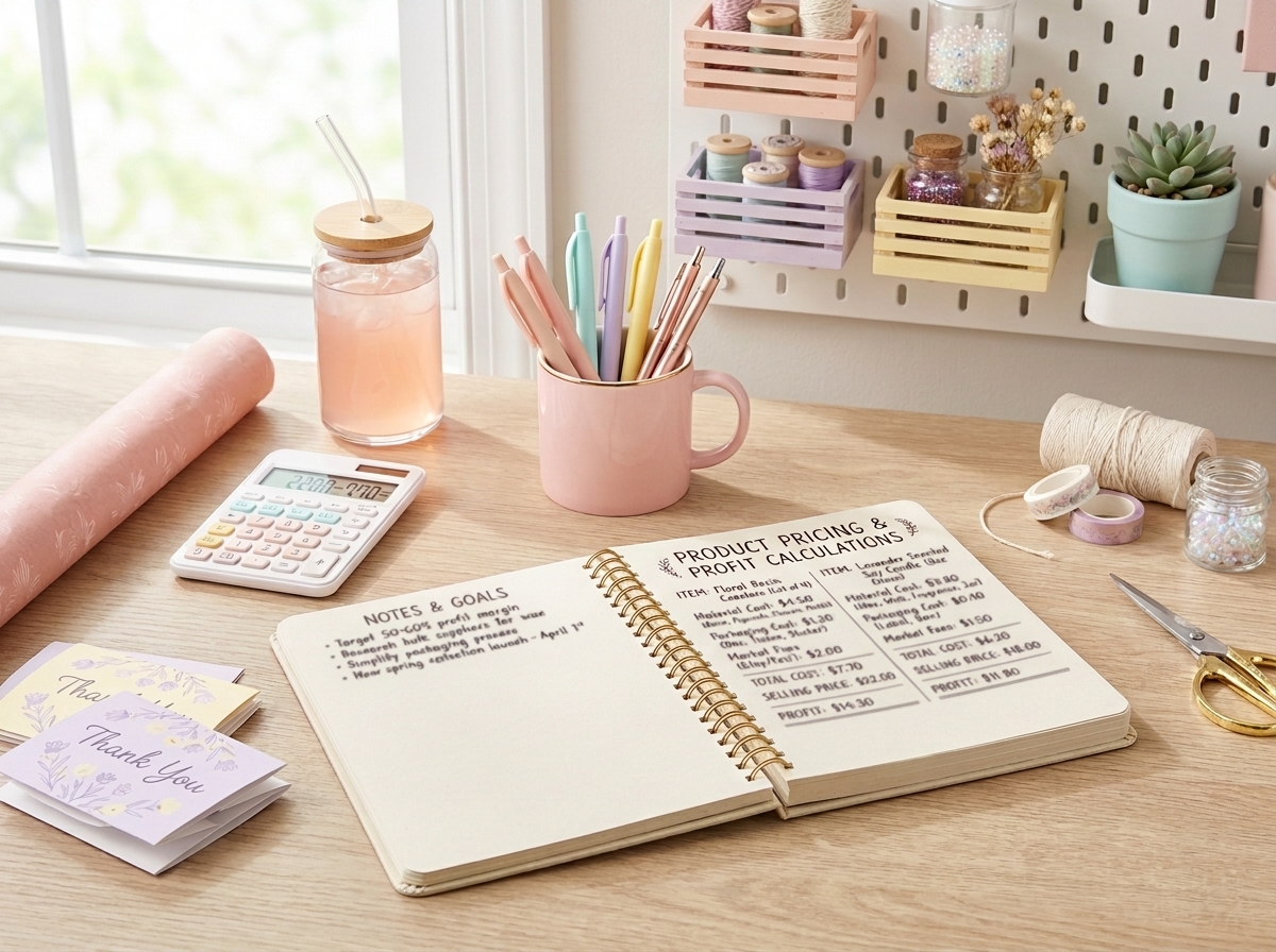 Working out pricing for handmade products